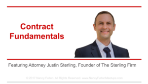 Contract Law Fundamentals featuring Expert Litigator Justin Sterling
